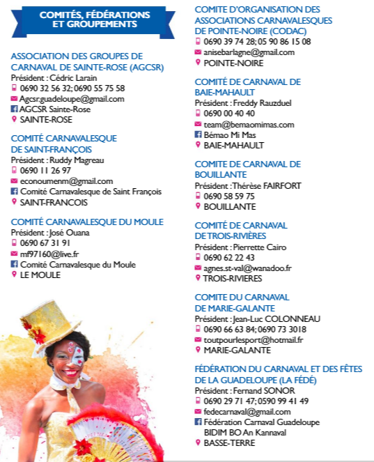 Calendrier Carnaval Guadeloupe 2022 Carnaval 2022 en Guadeloupe